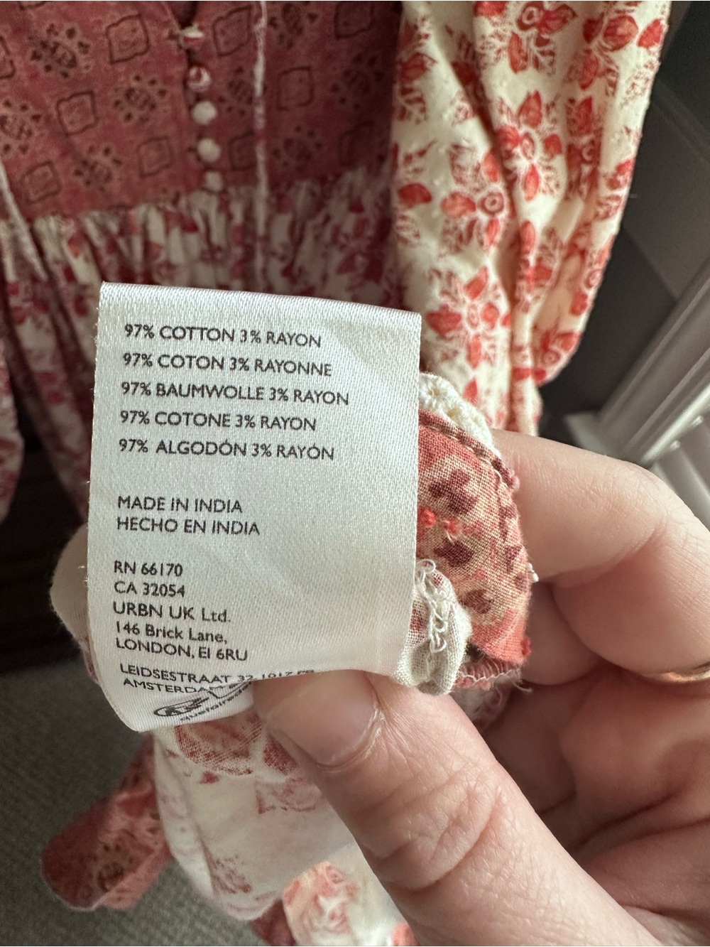 Free People Hazy Maisy floral print maxi dress size XS (runs large) - Picture 8 of 10